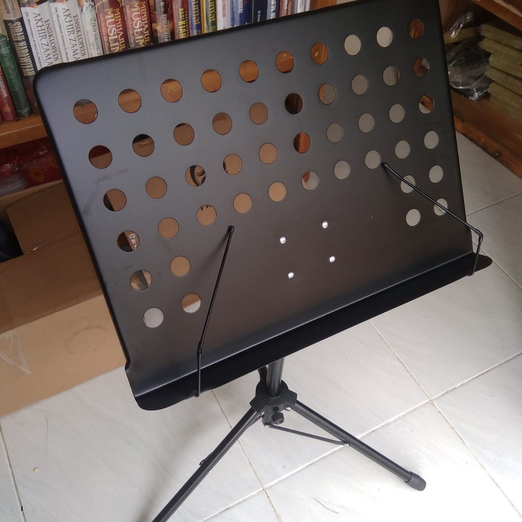 Rehal Berdiri Tripod Standing Quran Stand Rekal Penyangga Al Quran Shalat