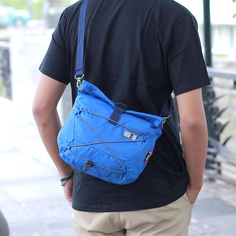 Bos - Slingbag Selempang Pria Salempang Samping Outdoor Travell Premium Original Waistbag Tracking Tourer Shoulder Bag