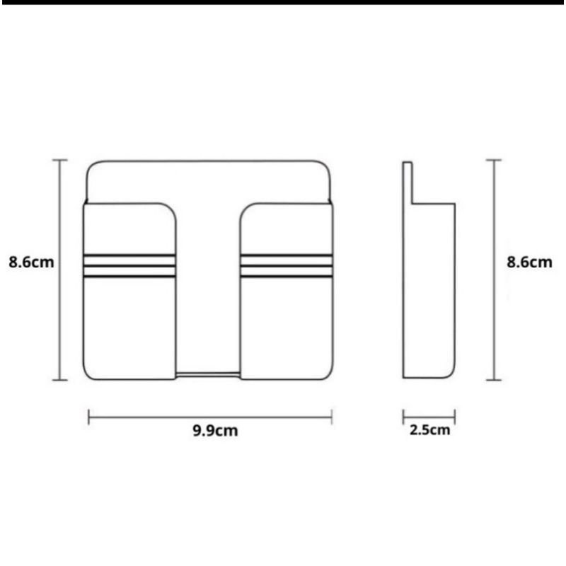 RAK HP DINDING HANGER HOLDER CHARGER DI TEMBOK TEMPAT CHARGER HANDPHONE