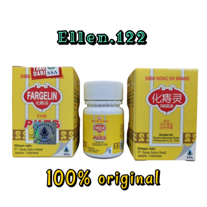 FARGELIN FOR PILES obat wasir - ambeien herbal manjur
