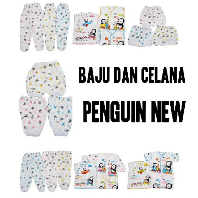 1 Psc Baju / Celana Penguin New