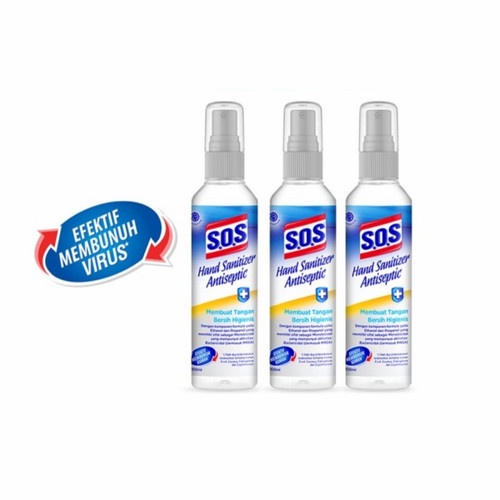 SOS Handsanitizer Botol Spray 100 ml Smprot