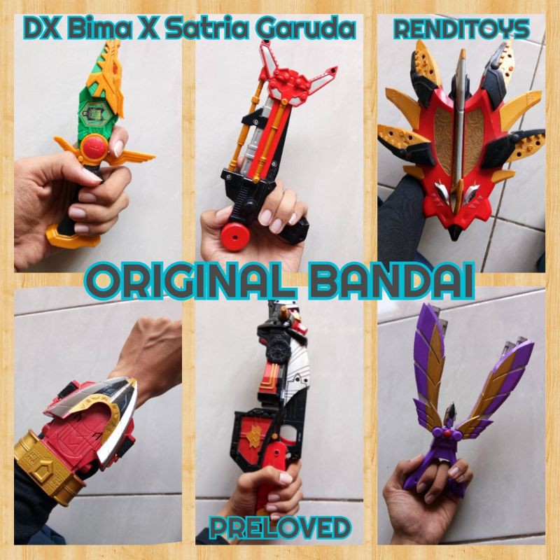 Mainan DX BIMA X MAINAN PEDANG BIMA X BANDAI BIMA X ST Torga Changer Satria Heroes Role Play