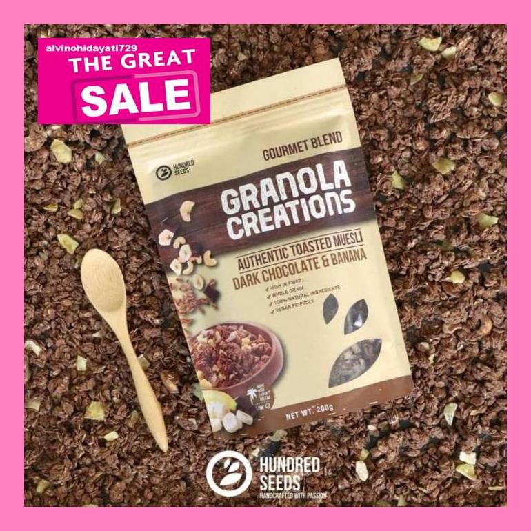 

Al04Nind Granola Creation 400Gr - Dark Chocolate & Banana (Ready Stock) Indvvl03