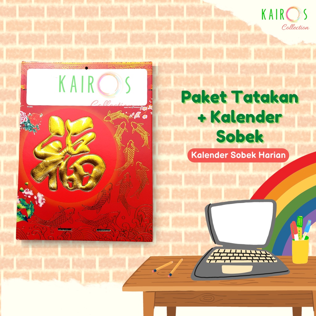 Tatakan Kalender Dinding Harian Sobek Tahun 2023