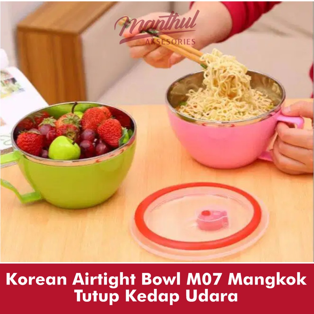 Korean Airtight Bowl M07 Mangkok Tutup Kedap Udara