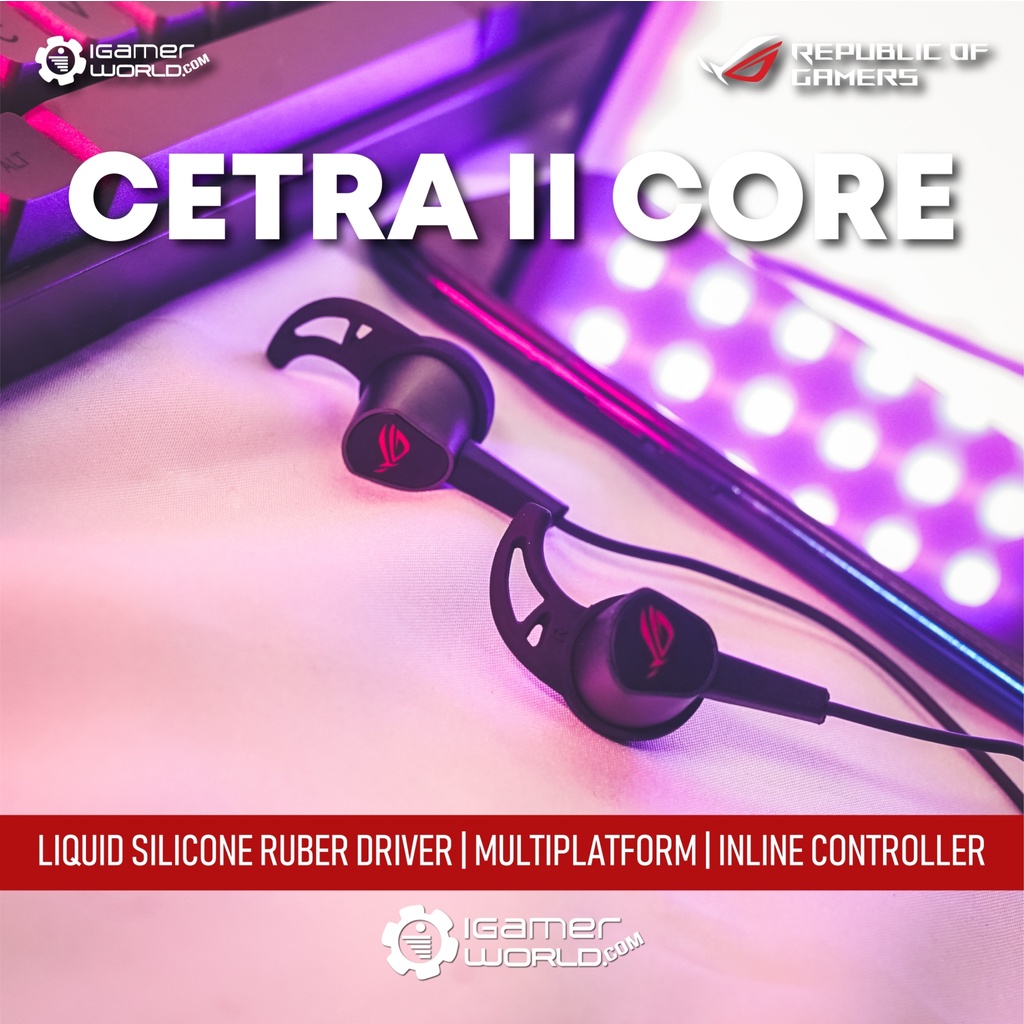 ASUS ROG Cetra II Core / Cetra 2 Core 3.5mm in-ear Gaming Headphone