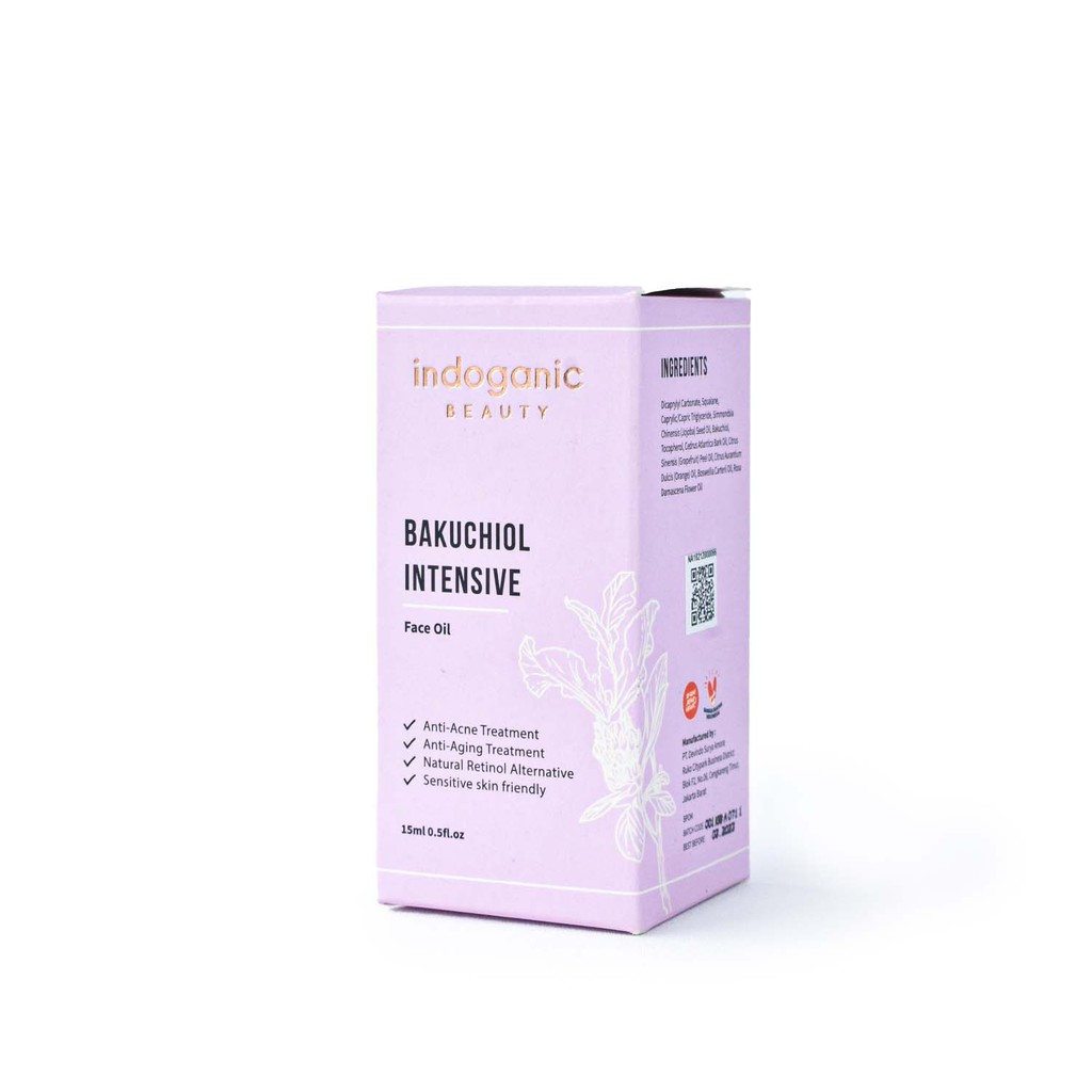 Indoganic Beauty Bakuchiol Intensive Face Oil 15 Ml