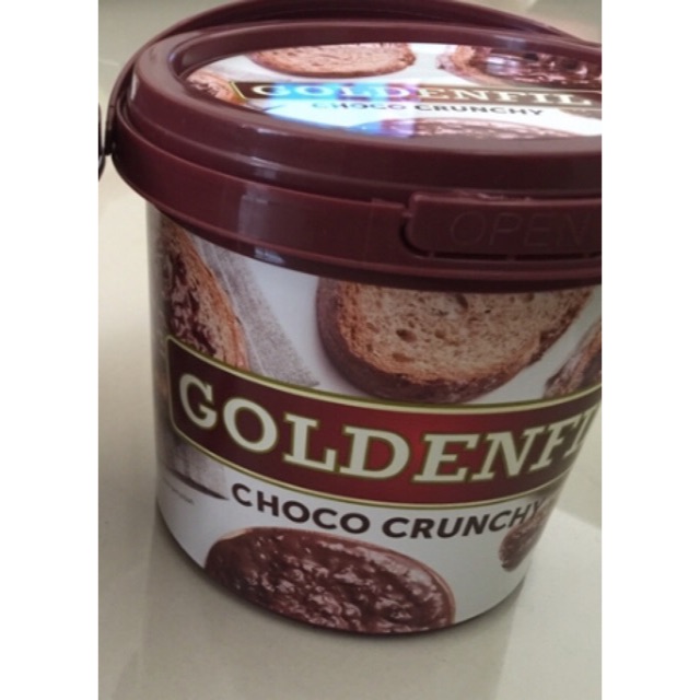 GOLDENFIL CHOCO CRUNCHY Murah Halal Selai coklat krunci 1 Kg