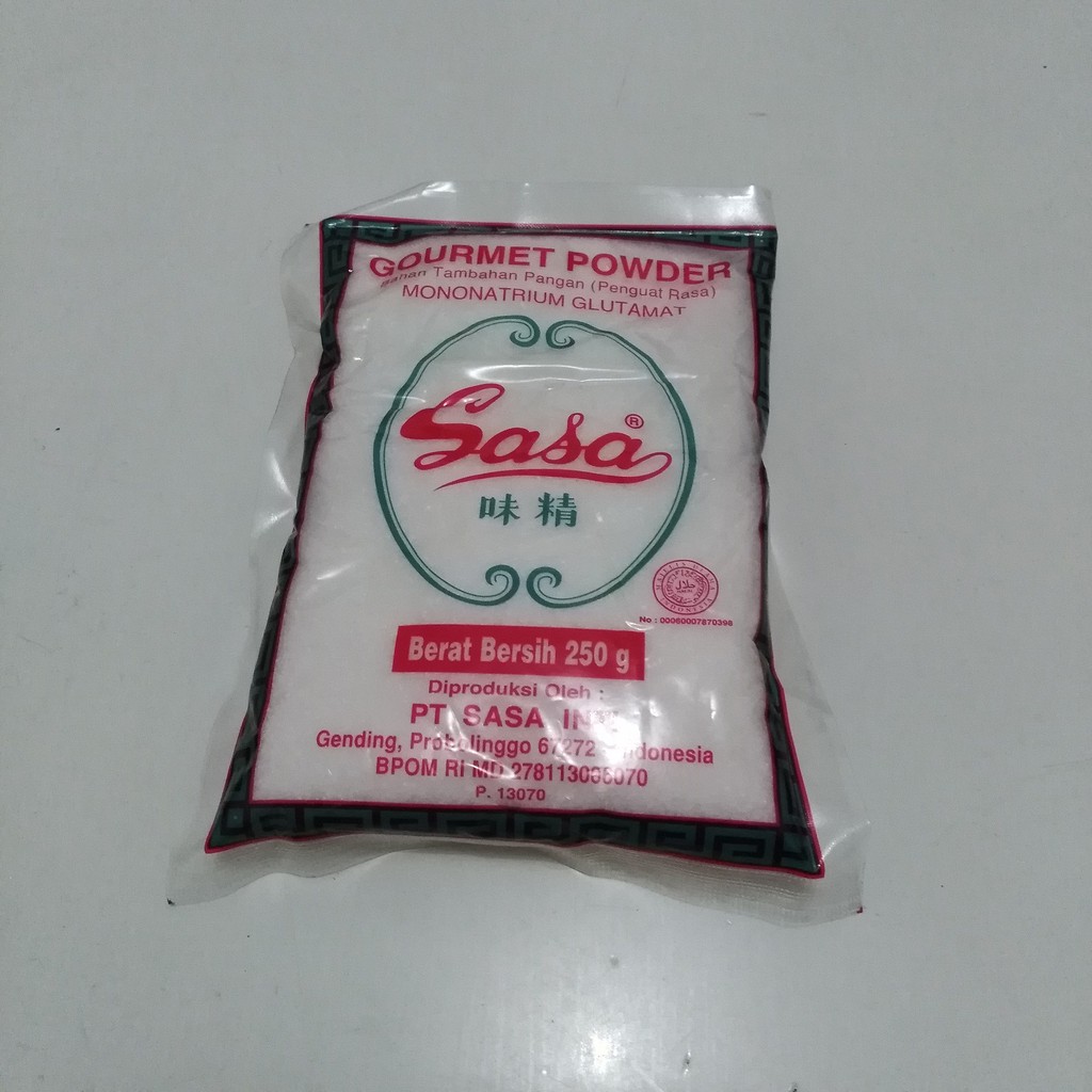 

Sasa Micin / Vetsin / Gourmet Powder / Penyedap Rasa / MSG 250 gram