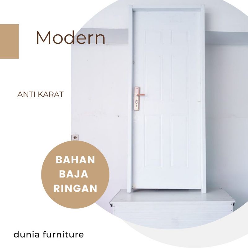 SET PINTU KUSEN ZY0103 / PINTU SET KUSEN / PINTU BAJA / KUSEN BAJA / PINTU RUMAH / PINTU KAMAR