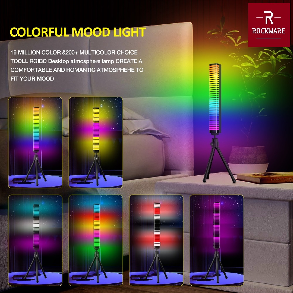 ROCKWARE 32 LED RGB Magic Color Pickup Atmosphere Rhythm Light