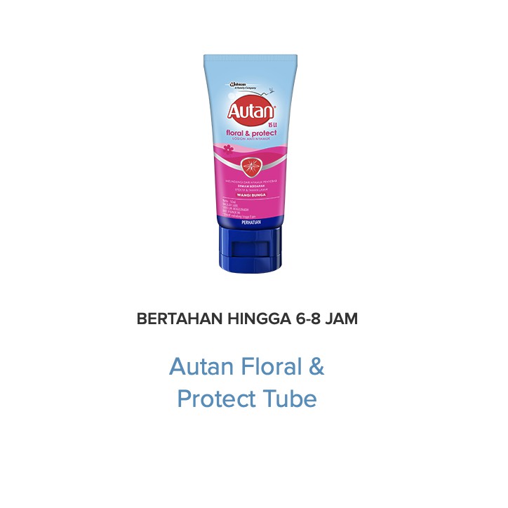 Autan Floral &amp; Protect Lotion tube anti nyamuk tube 50 ML