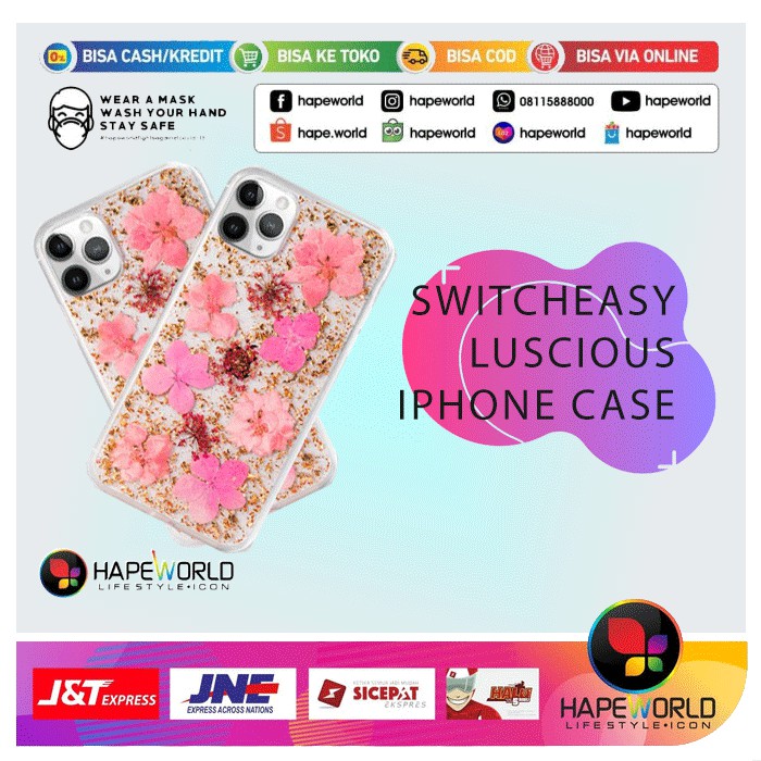 CASING HP IPHONE 11 PRO MOTIF BUNGA - SWITCHEASY LUSCIOUS