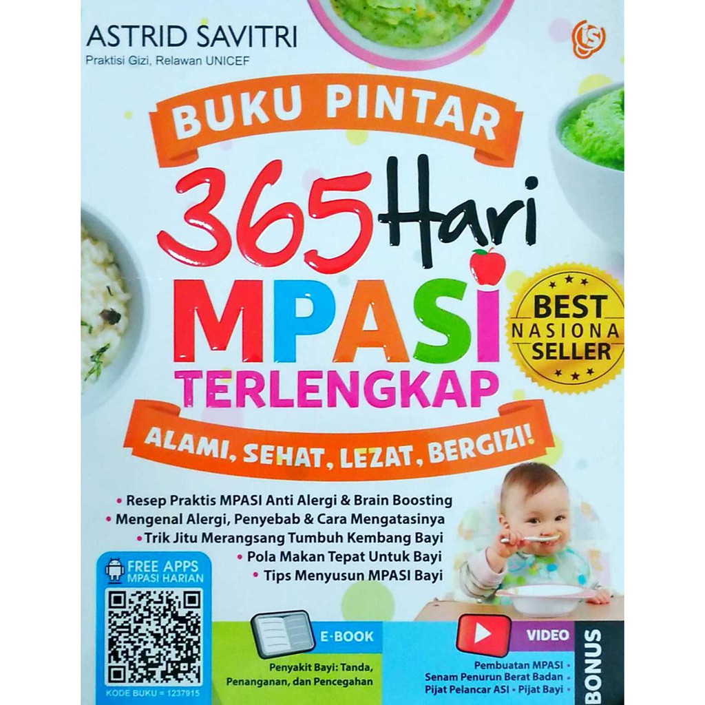 Buku Pintar 365 Hari Mpasi Terlengkap - Astrid Savitri