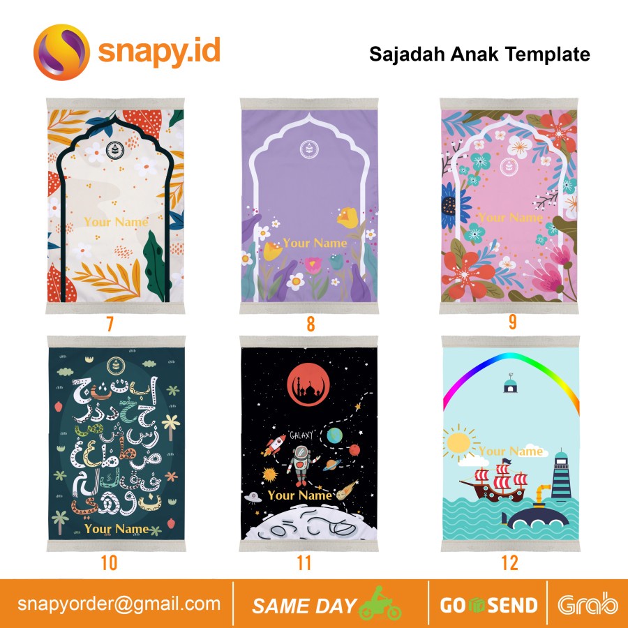 SAJADAH ANAK CUSTOM / SAJADAH / ANAK / GIFT /-5