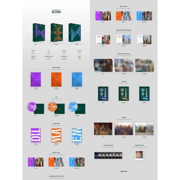 [PO] ALBUM ENHYPEN - DIMENSION : DILEMMA