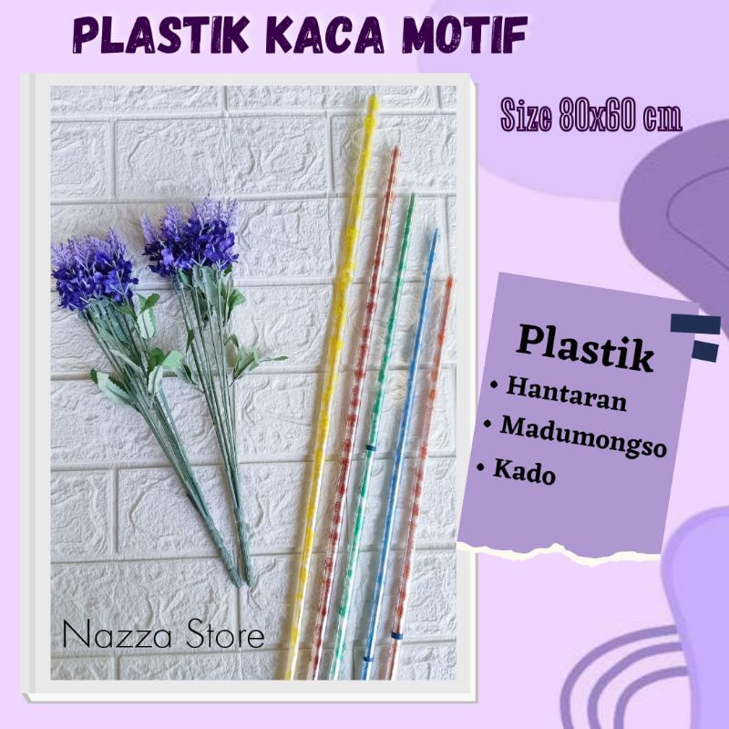 

Plastik Kaca Motif / Madumongso 80x60 cm