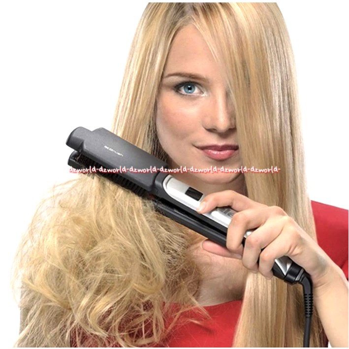 Valera Swissx 309344 Brush and Shine Alat Catok Rambut Dengan Sisir Straightener Comb Hair Catokan Vallera Valerra