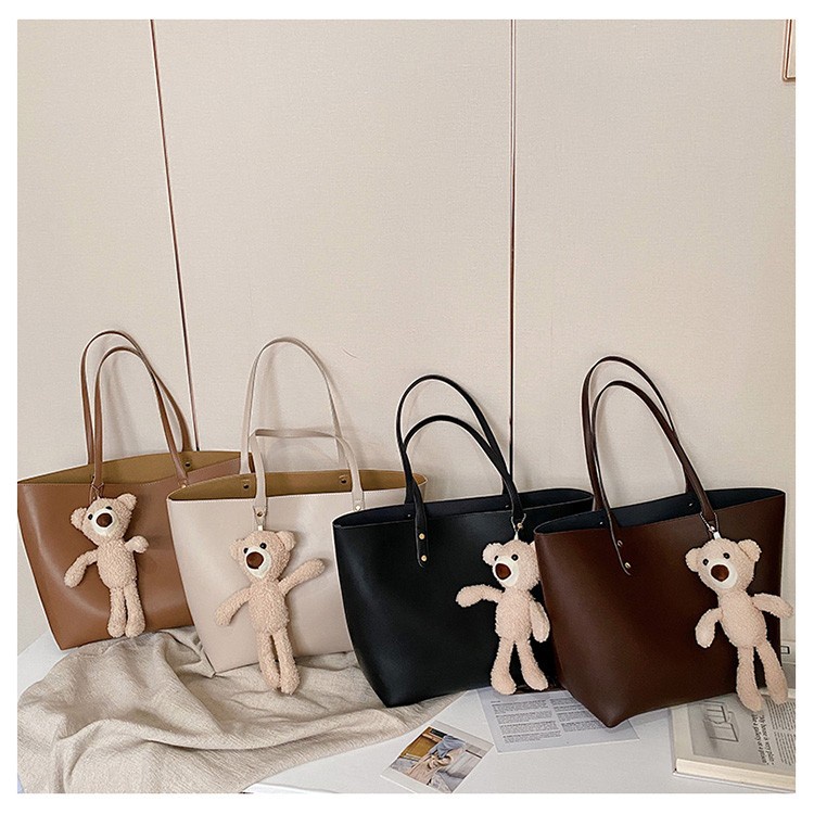 157706 Tas Tote Wanita Import Totebag Cewek Impor Shoulder Bag Cewe 2 in 1 (1 KG MUAT 2) CR7706