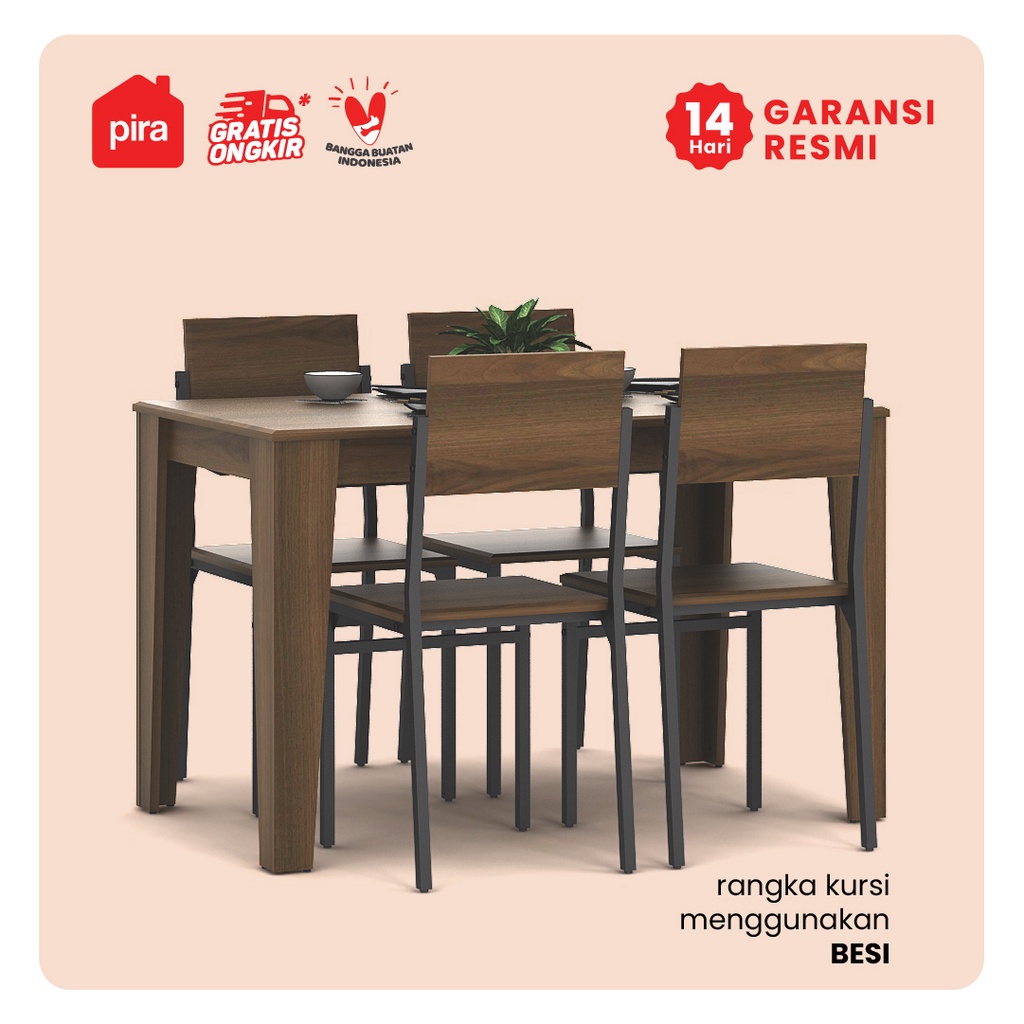 Jual Pira Bavarian Osborn Set Meja Makan Indonesia Shopee Indonesia