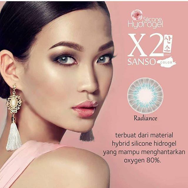 SOFTLENS X2 SANSO COLOR RADIANCE ( -0,50 S/D -10.00 ) DIAMETER 14,5 MM