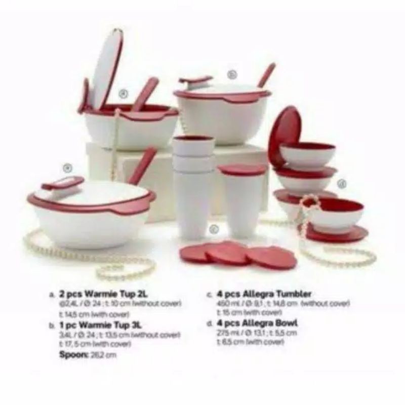 warmie set tupperware