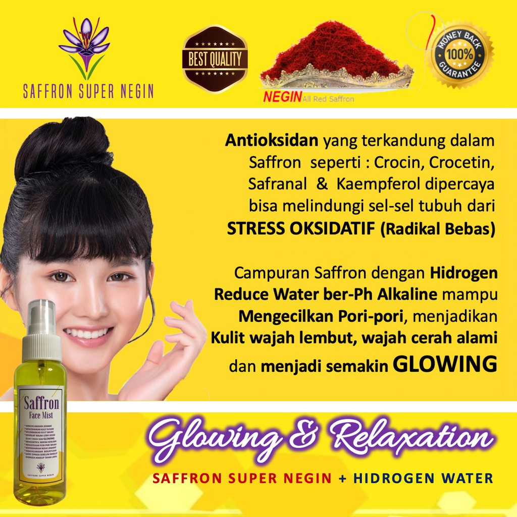 FACE MIST SAFFRON 100 ML FACEMIST SAFRON