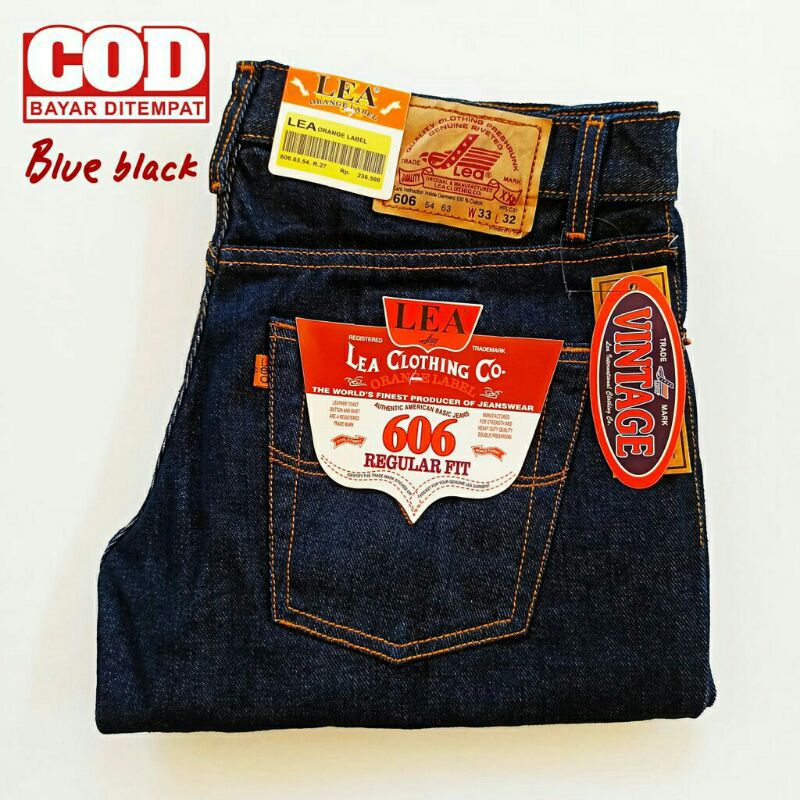 Pria denim~Celana Lea 606//celana jeans pria panjang//celana Lea original denim