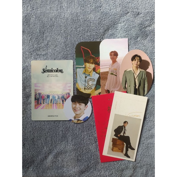 BOOKMARK BENEFIT WEVERSE SEVENTEEN WOOZI SEUNGKWAN VERNON