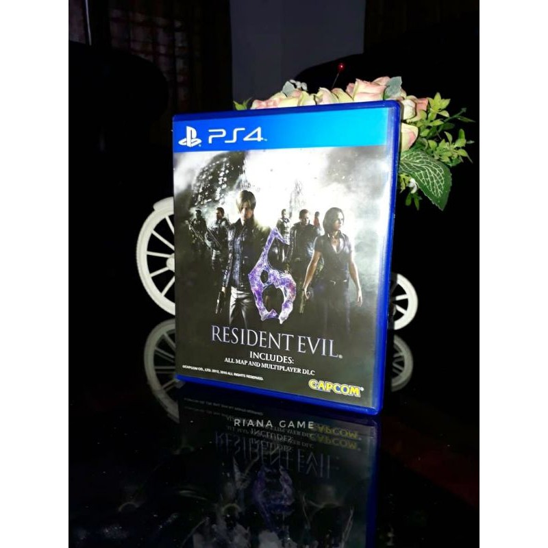 BD Kaset PS4 Resident Evil 6 Biohazard 6 Reg 2 Game Playstation 4 Bekas Second Mulus