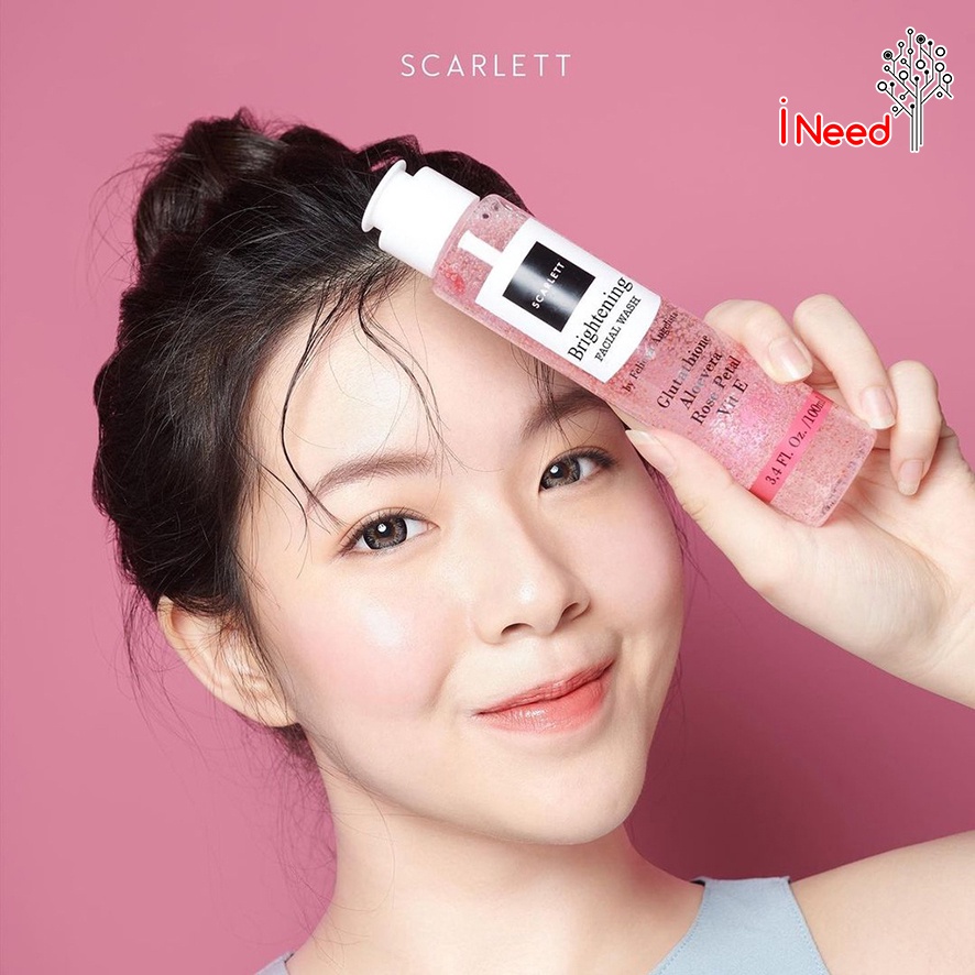 (INEED) (NEW) SCARLETT Whitening Facial Wash - FACIAL WASH SCARLETT WHITENING