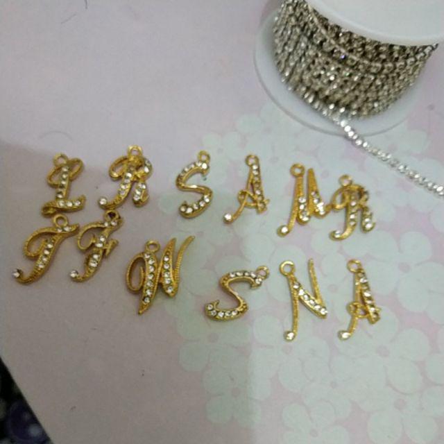 Huruf Latin Gold /lusin