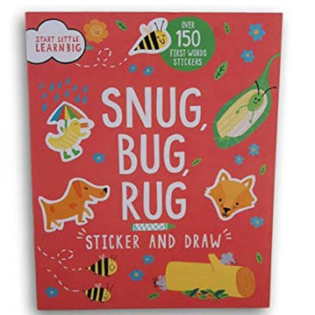 

sticker book draw start little learn big buku stiker snug bug rug