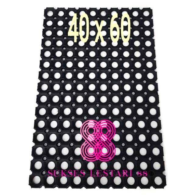 Keset Karpet Karet Anti Slip Kamar Mandi 40 x 60 - Kompos