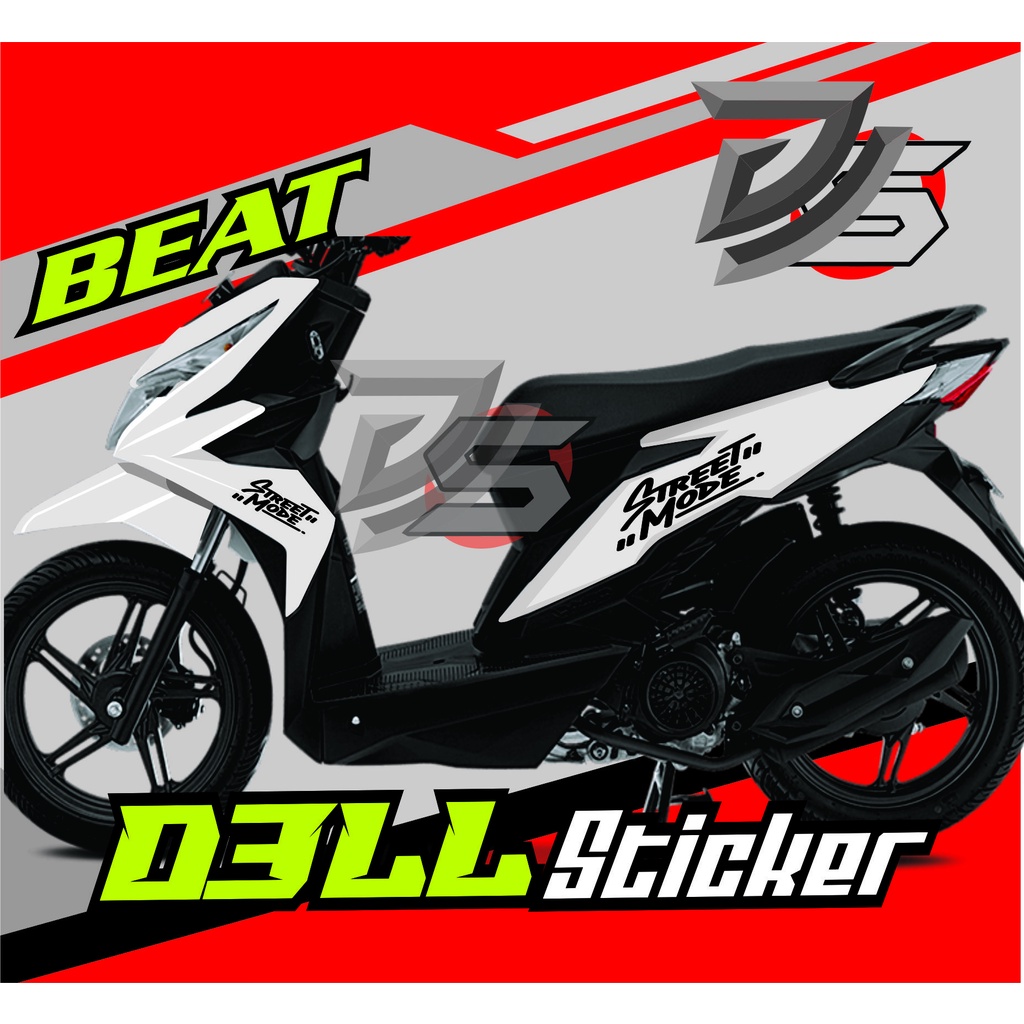 Stiker BEAT Mode Street / Cutting Sticker BEAT Street / Cutting Stiker BEAT / stiker motor beat