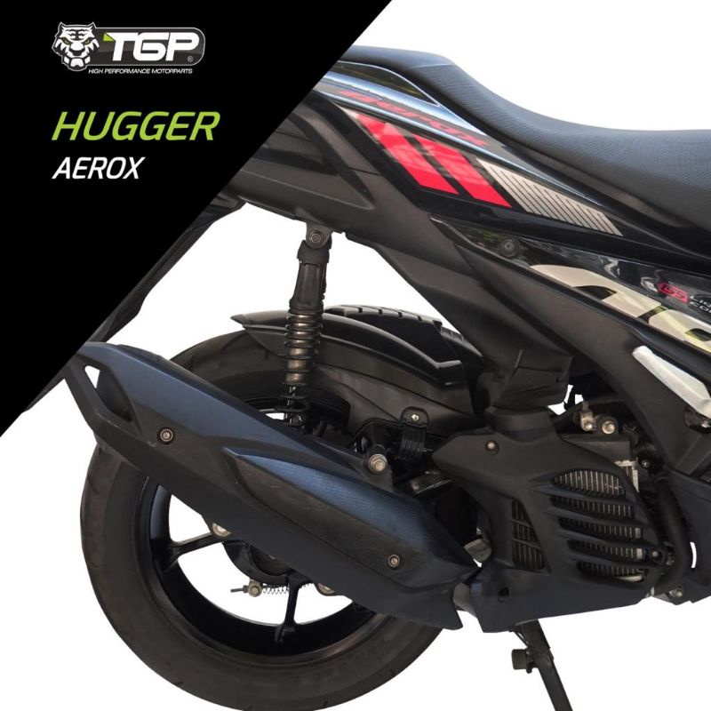 Hugger Spakbor Kolong Yamaha Aerox dan Lexi - Aksesoris Variasi Aerox - Lexi -BLACK-PNP