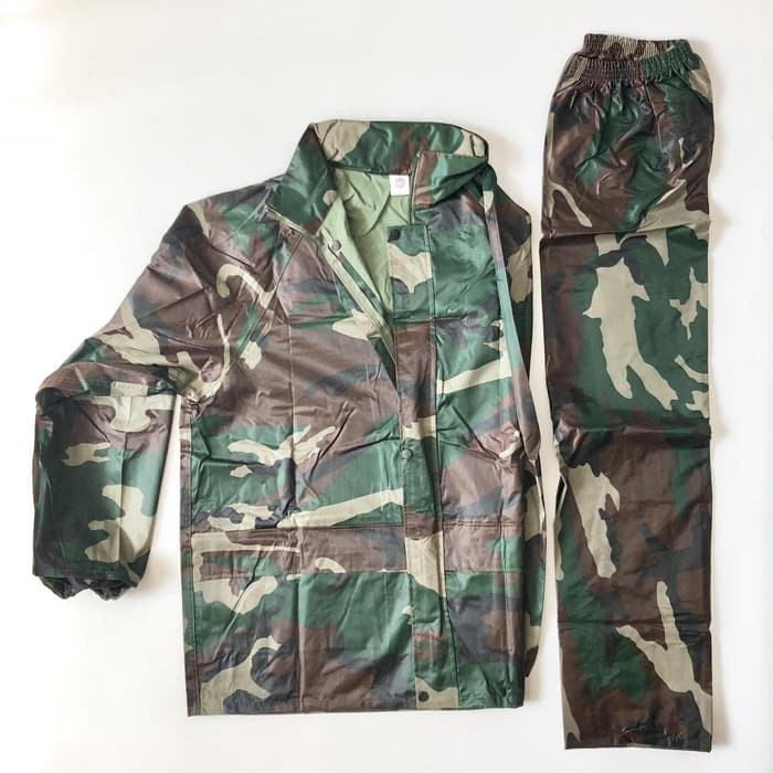 NEW Jas hujan setelan / celana / army / loreng / malvinas / GRC - 8828 MURAH GROSIR 4u clothing