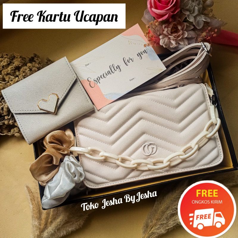 Hadiah Ulang tahun hampers tas  wanita premium pacar Kado Ultah Istri Wedding Anniversary Wisuda Ana