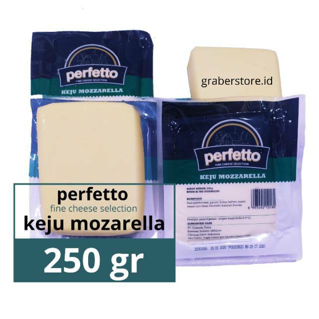 

Keju Mozarella Perfetto / Oldenburger mozzarela cheese import quality frozen food premium mozza