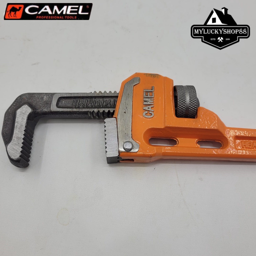 Camel Kunci Pipa Ledeng 12 Inch Heavy Duty Pipe Wrench HD Pembuka Baut