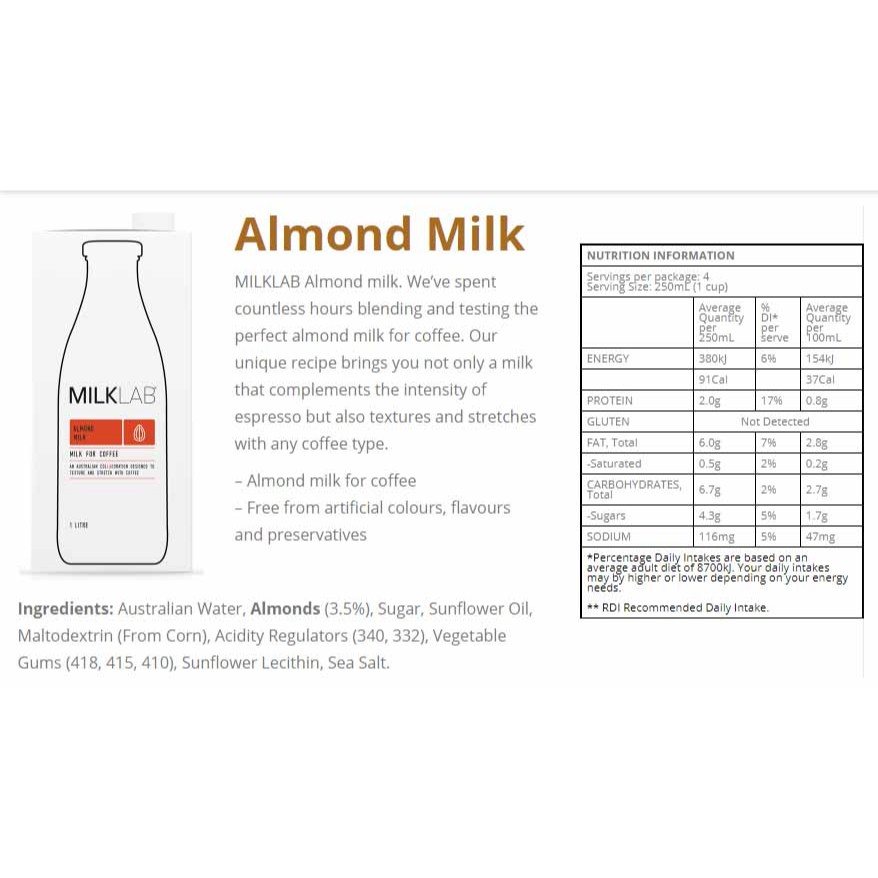 

Almond Milk Lab / Susu Almond Milk Lab