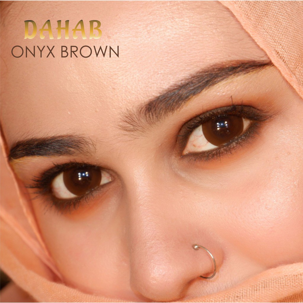 SOFTLENS WARNA HITAM MINUS DAHAB COLOR ONYX