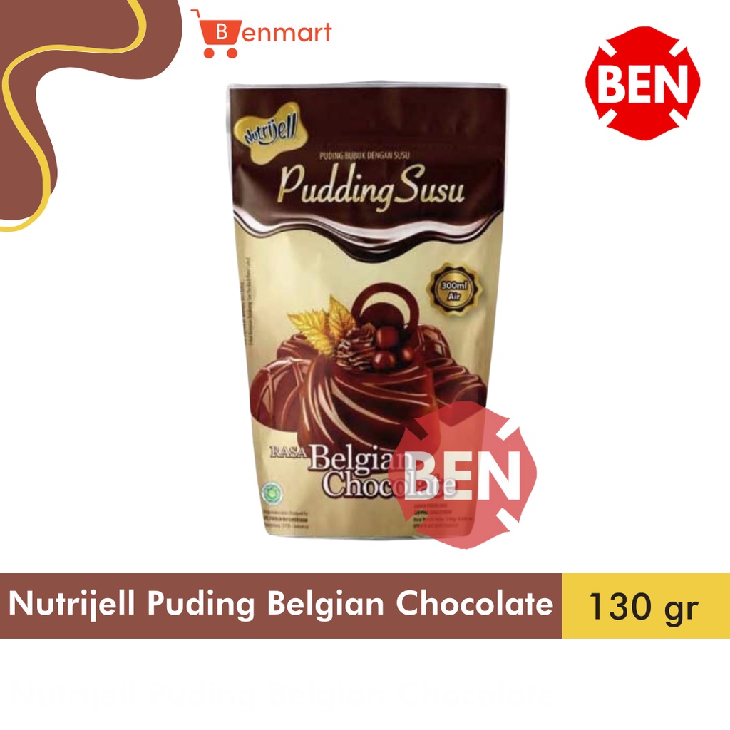 

Nutrijell Pudding Susu BELGIAN CHOCOLATE 130g Puding Coklat Cokelat