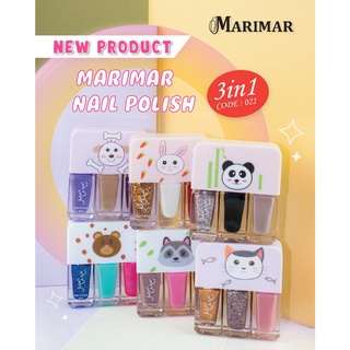 MARIMAR KUTEK 3 IN 1 I NAIL POLISH LUCU 3 WARNA