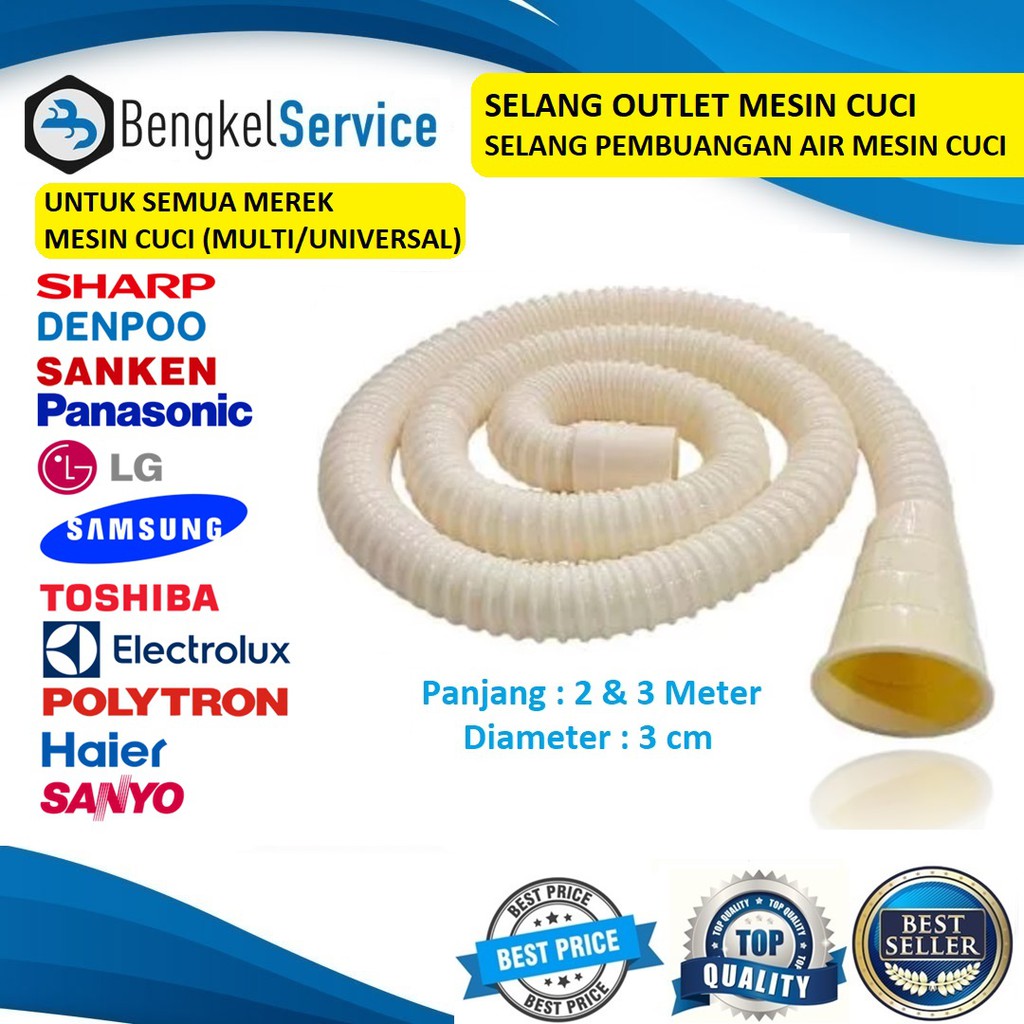 Selang Mesin Cuci  Selang Outlet Mesin Cuci Premium Selang Pembuangan Mesin Cuci Selang Mesin Cuci