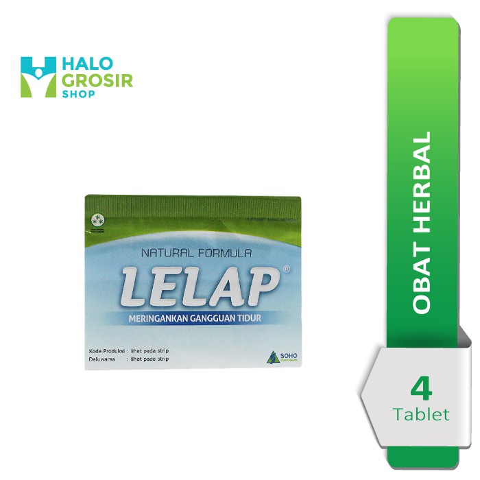 Lelap Obat Herbal - 1 strip @ 4 Tablet