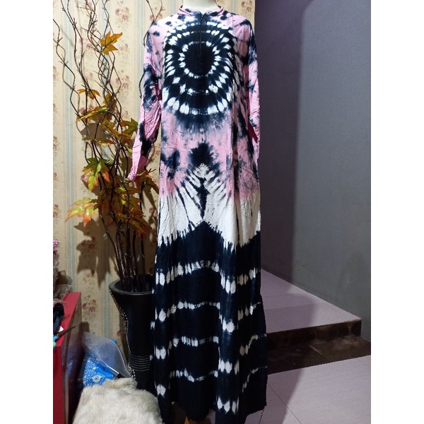 gamis pelangi/gamis batik/gamis pekalongan/batik pekalongan