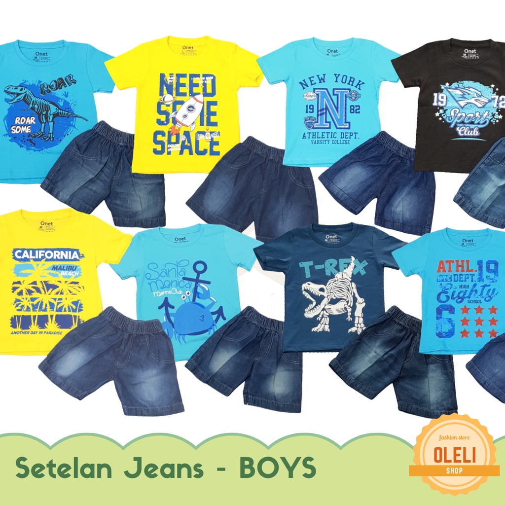 GROSIR Set Jeans Anak Laki-laki 1-3 tahun