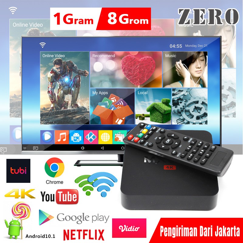 TV BOX Android RAM 1GB ROM 8gb MXQ Pro 4K Smart Tv Box ...